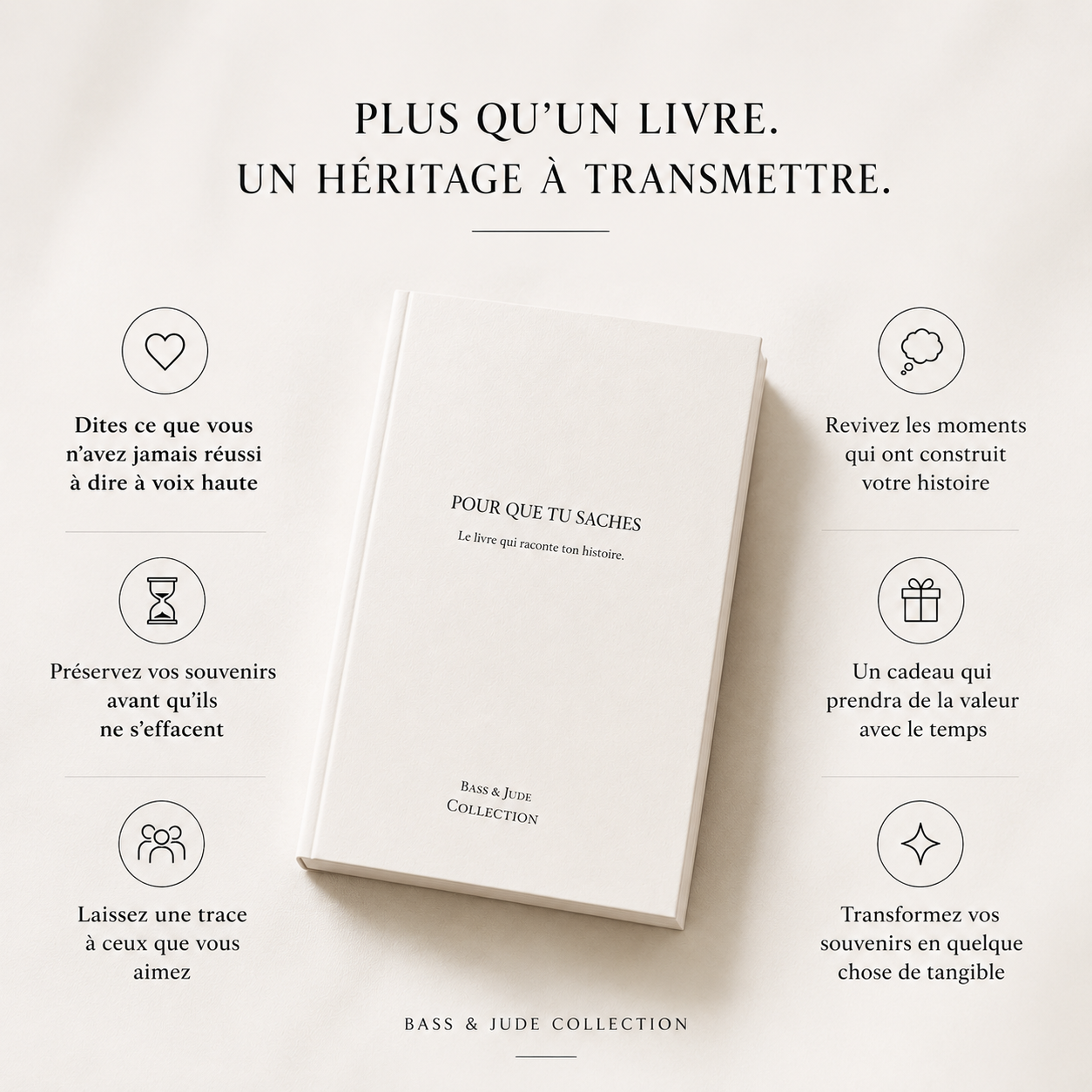 Pour que tu saches - Édition Souple Blanc Ivoire