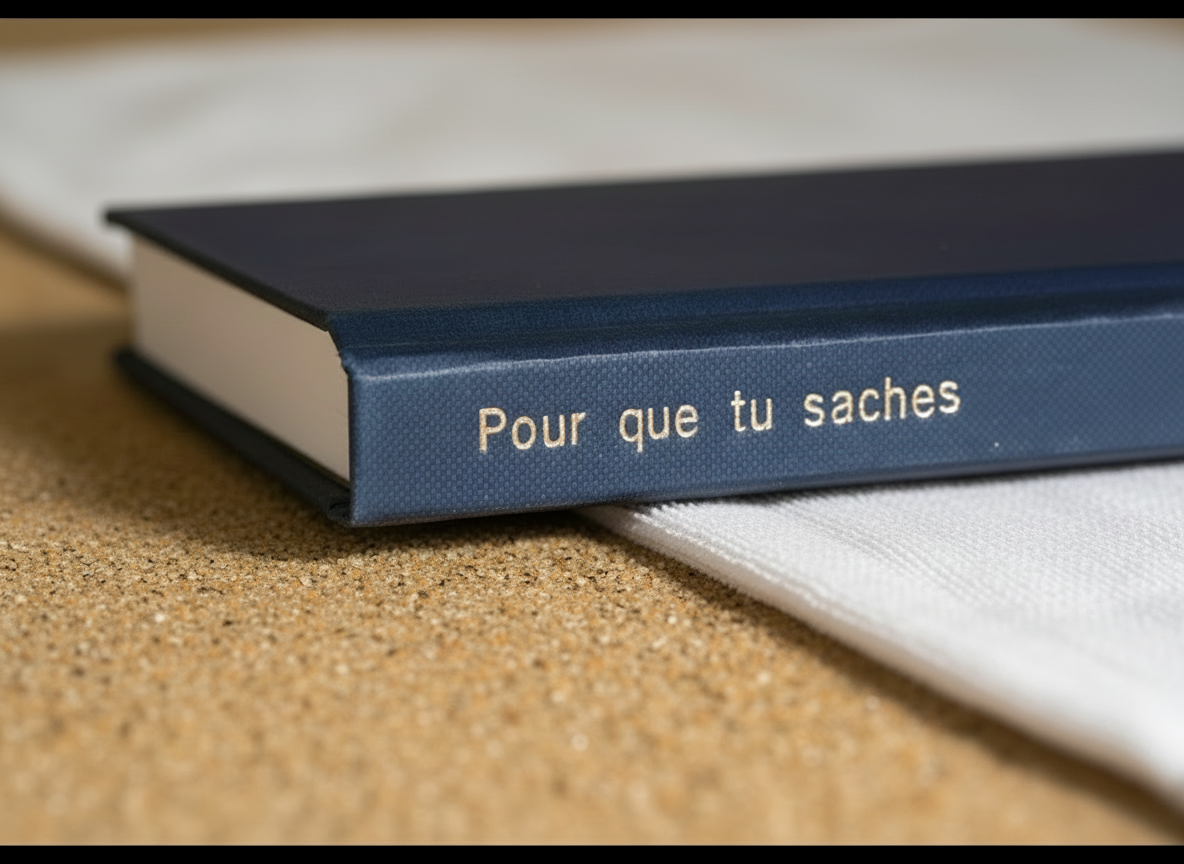 Le livre - Bleu nuit.